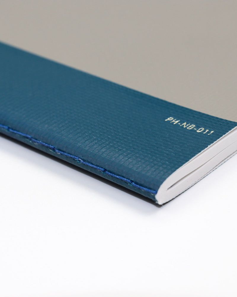 Soft Cheesecloth B6 Notebook : Blue
