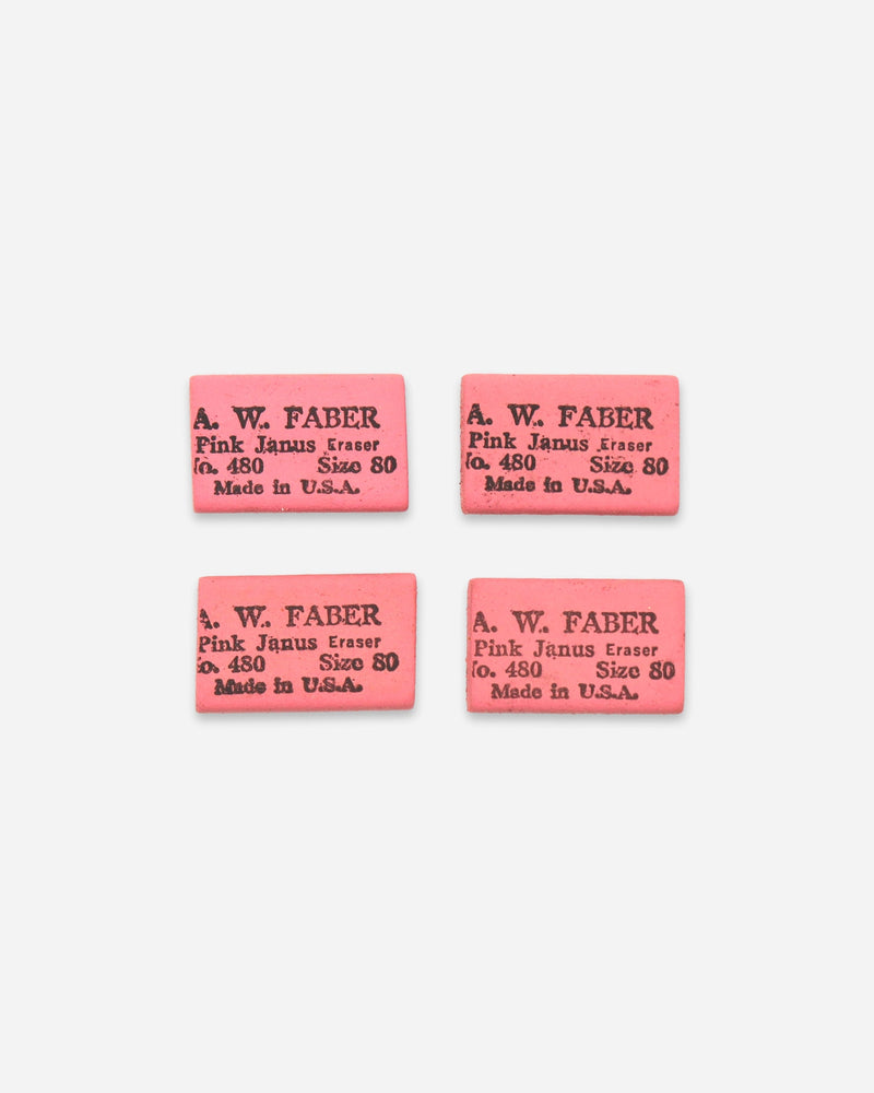 No. 480 Pink Janus Eraser : Set of 4