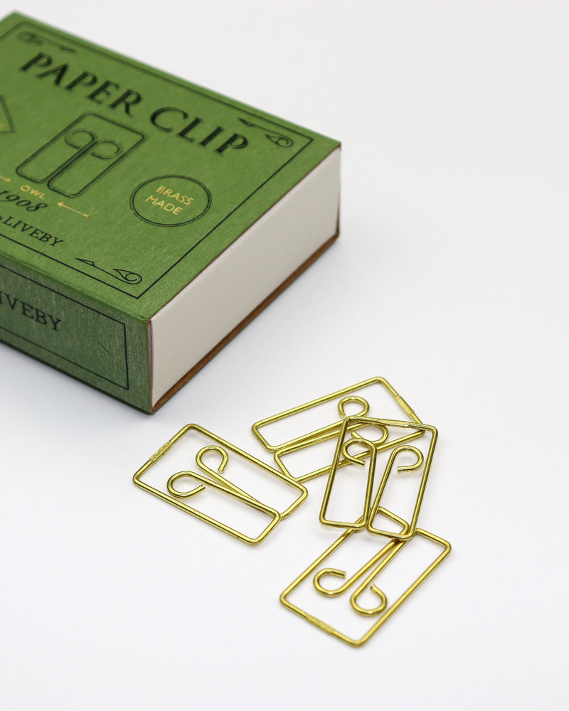 Tools To Live By : Brass Clips