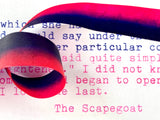 Navy and Pink Typewriter Ribbon