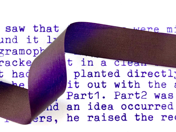 Purple Typewriter Ribbon