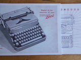 Typewriter, 1958 Hermes 2000