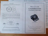 Rare Red Underwood Universal  Portable