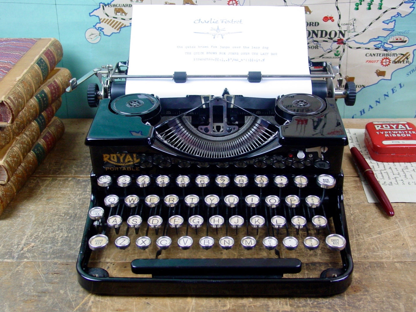 Typewriter , 1926 Royal Portable – Charlie Foxtrot Vintage