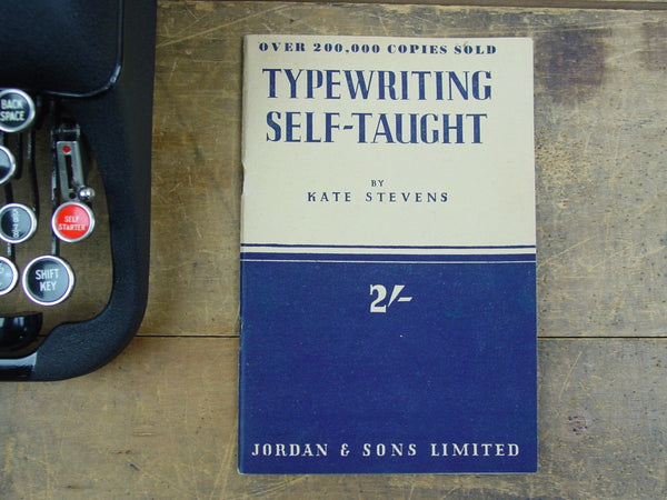 Typewriting Self-Taught Booklet 1954