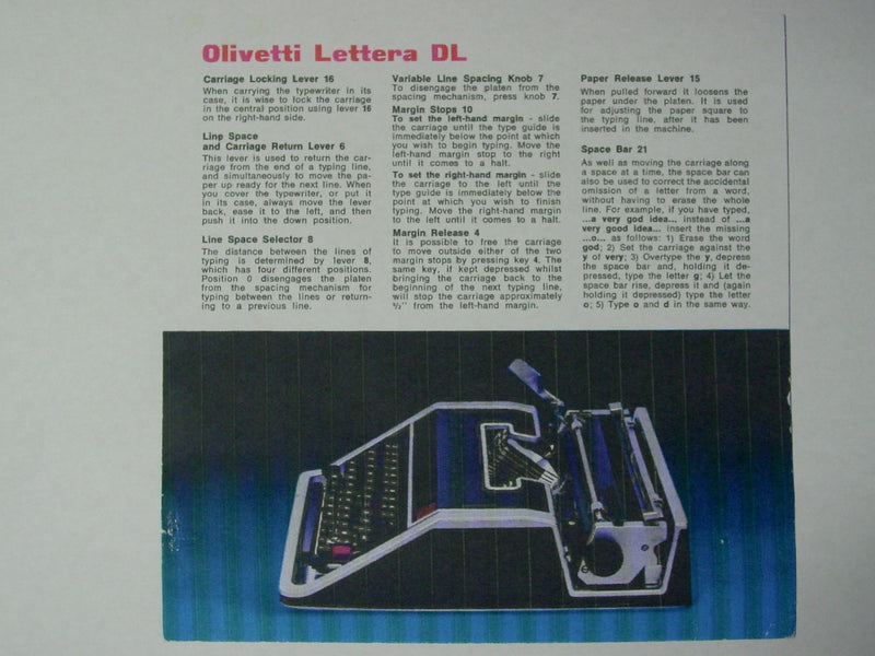 Olivetti Lettera DL