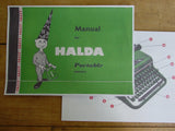 Typewriter, 1957 Halda Portable