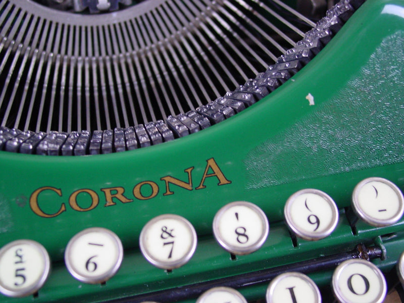 Rare Green 1930 Corona 4 Portable