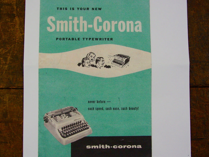 Typewriter, 1955 Smith Corona Clipper