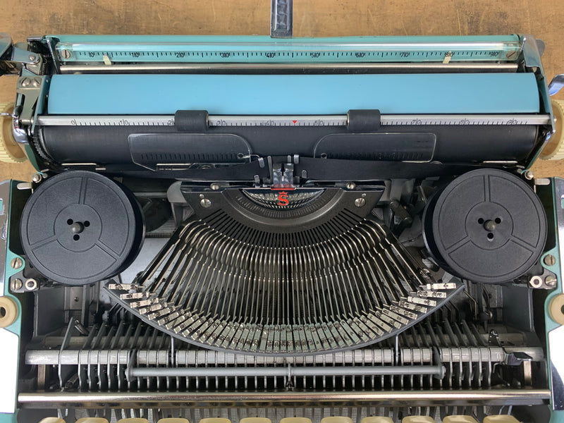 Macchina Da Scrivere Olympia Splendid 33 - Vintage, Nero, Nastro Doppio Bobine - Foto 11