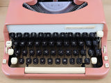 Rare Salmon Pink Imperial No 7 with Script Typeface