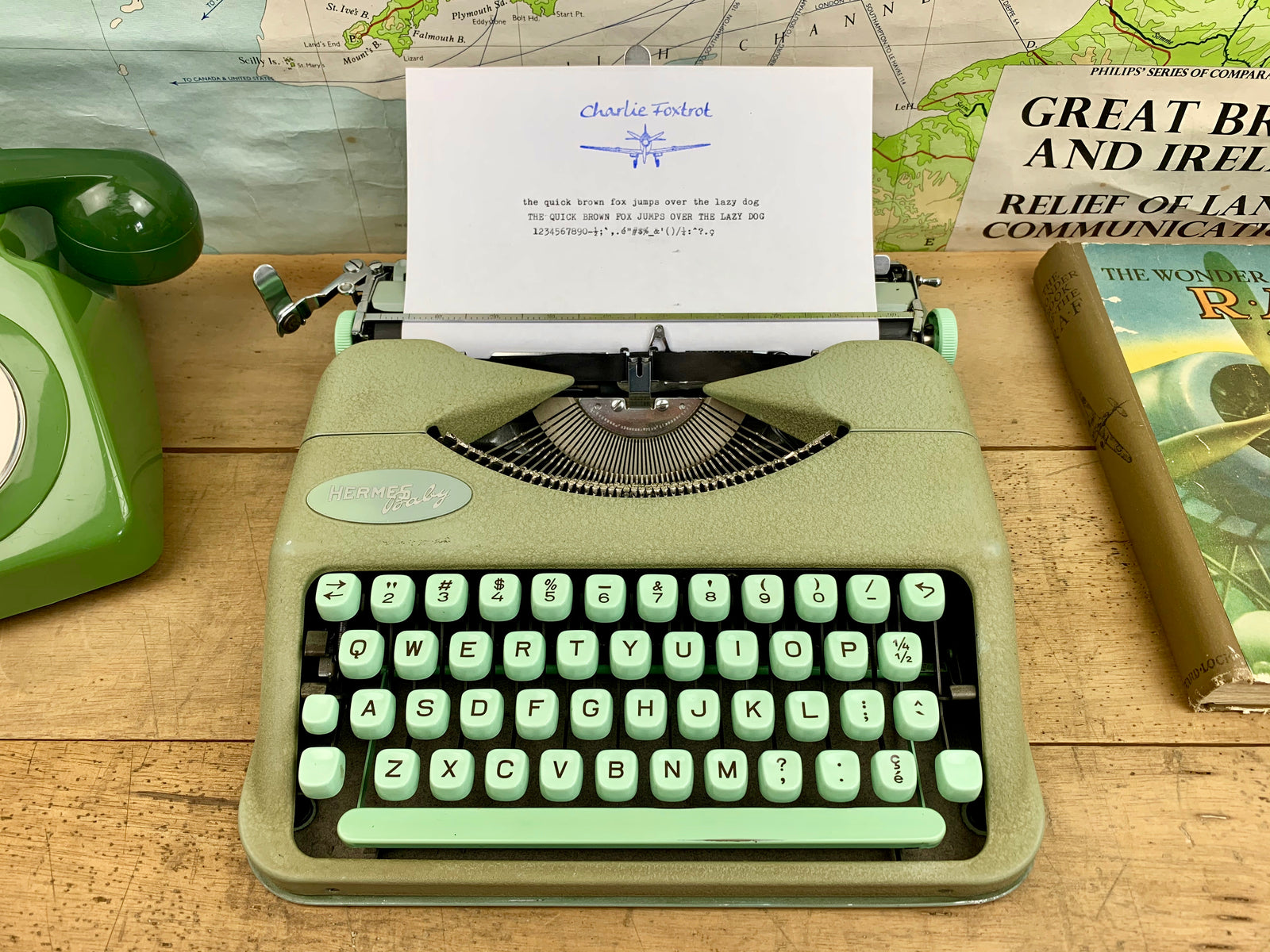 HERMES Baby Typewriter (タイプライター） Hermes Baby – Charlie Foxtrot Vintage