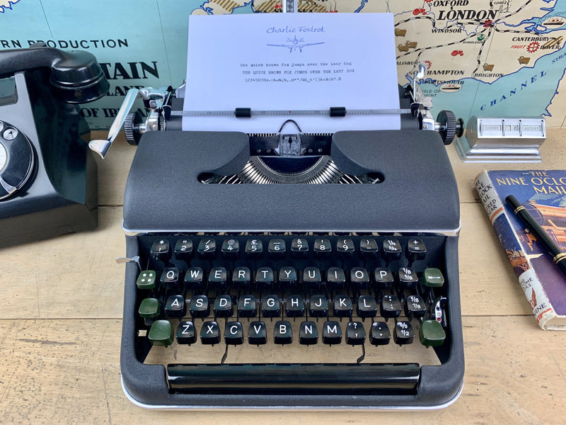 Olympia SM2 typewriter from Charlie Foxtrot Typewriters