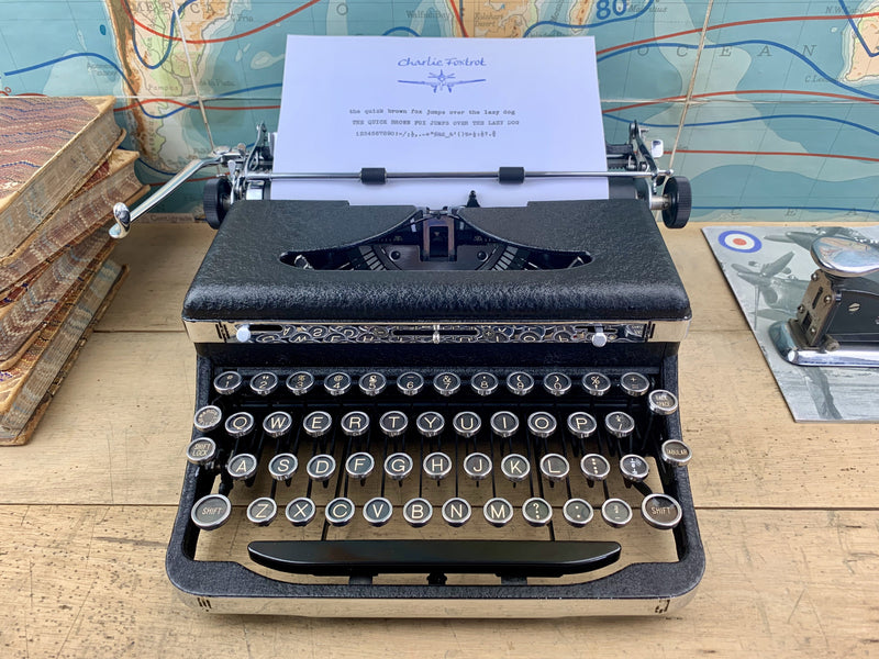 Royal De Luxe Typewriter from Charlie Foxtrot Typewriters