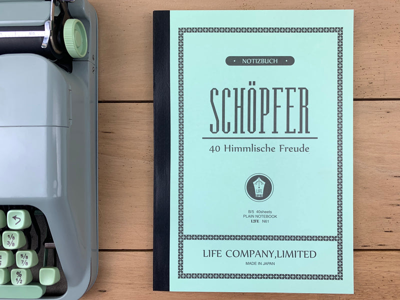 Life Schopfer Notebook : B5 Plain