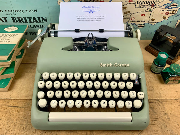 Smith Corona Clipper Typewriter from Charlie Foxtrot Typewriters