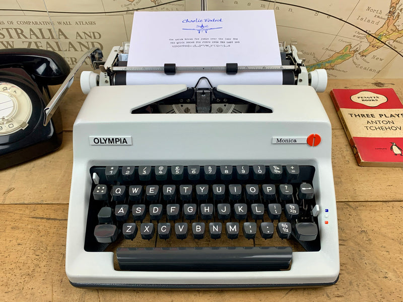 Olympia Monica Typewriter from Charlie Foxtrot Typewriters