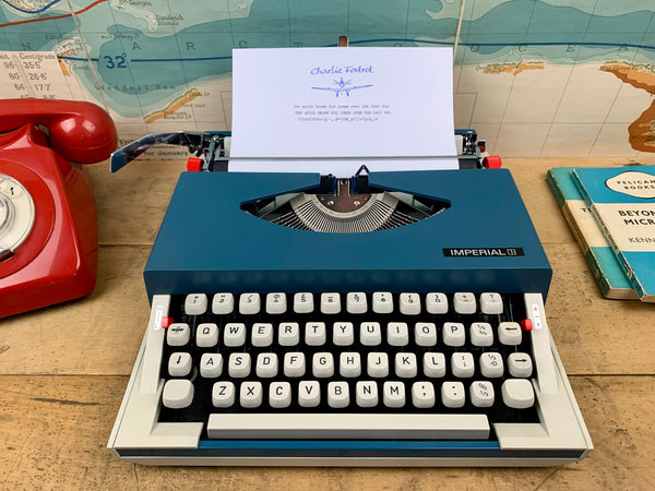 Imperial 220 Typewriter from Charlie Foxtrot Typewriters
