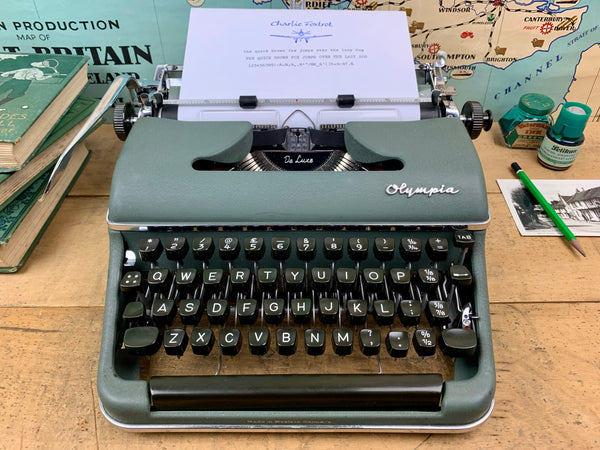 Olympia SM3 Typewriter from Charlie Foxtrot Typewriters