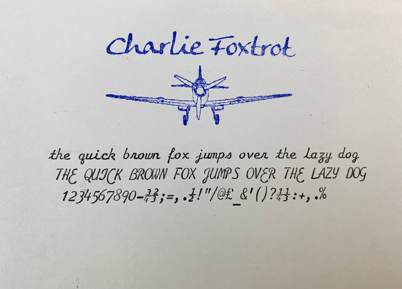 Adler Tippa with rare cursive font