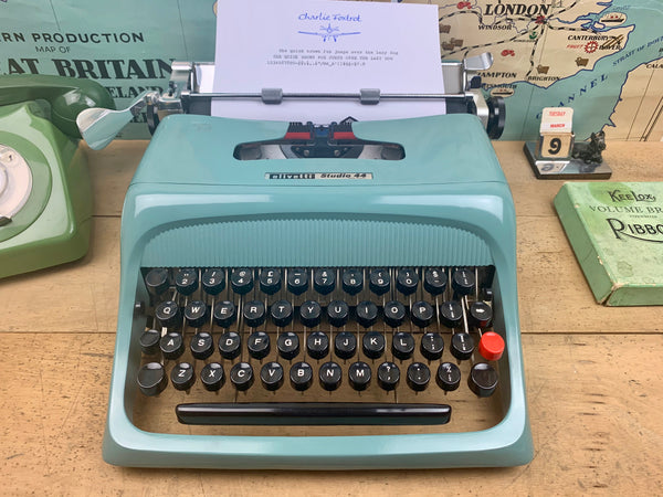 Olivetti Studio 44  typewriter by Charlie Foxtrot Typewriters